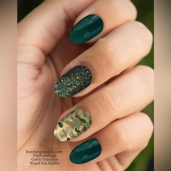 NEW in pkg color street glam-ouflage nail polish strips retired *ships next day* - Picture 6 of 9